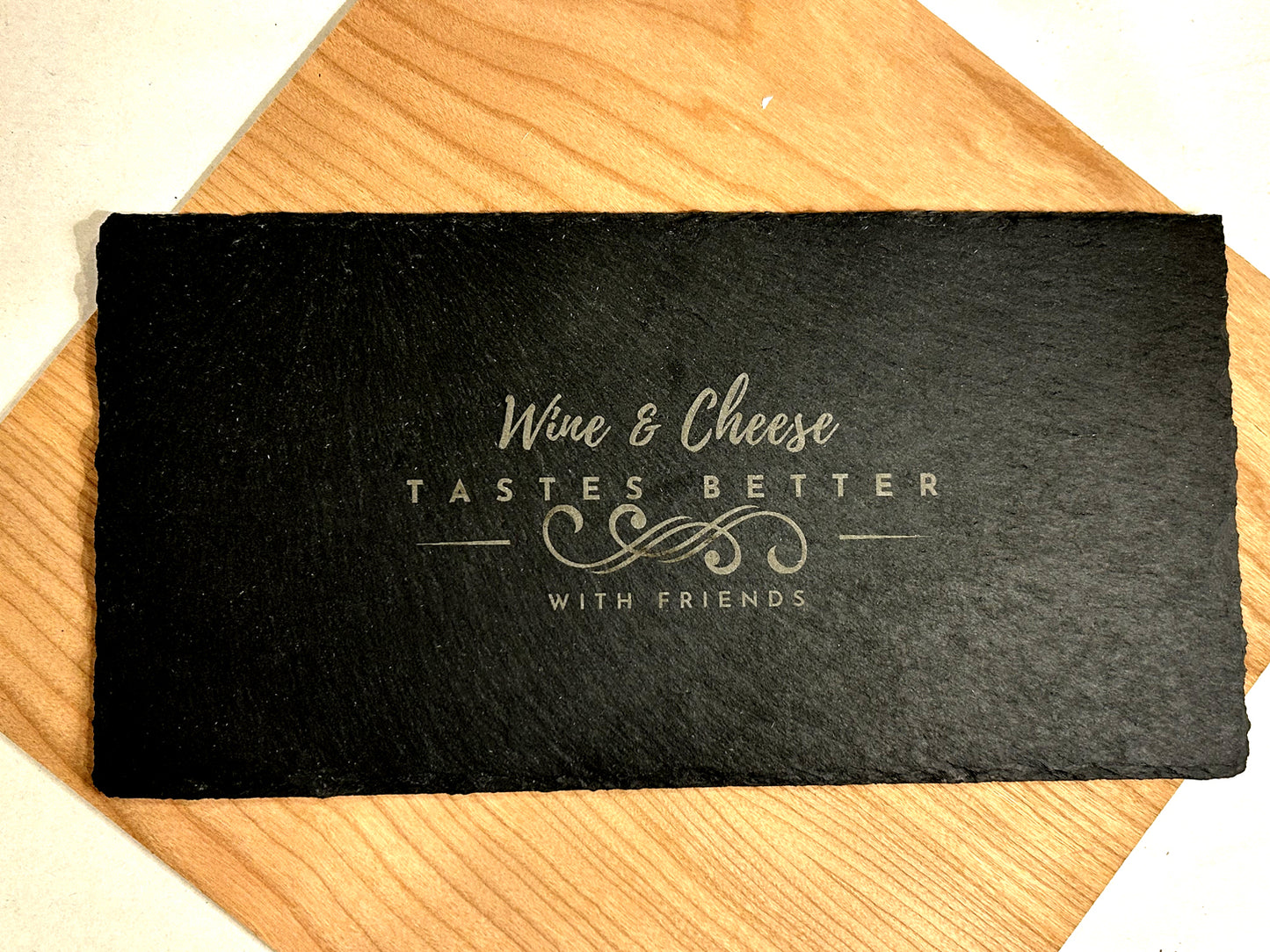 Slate cheese tray