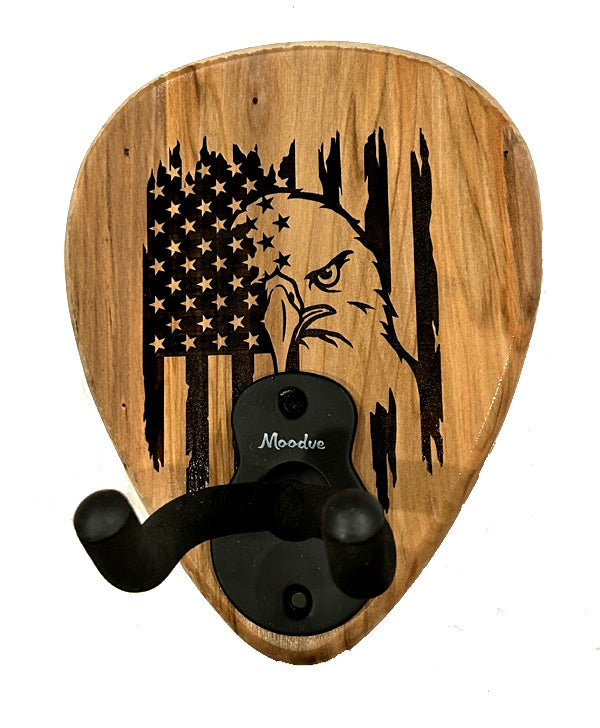patriotic eagle guitar hanger