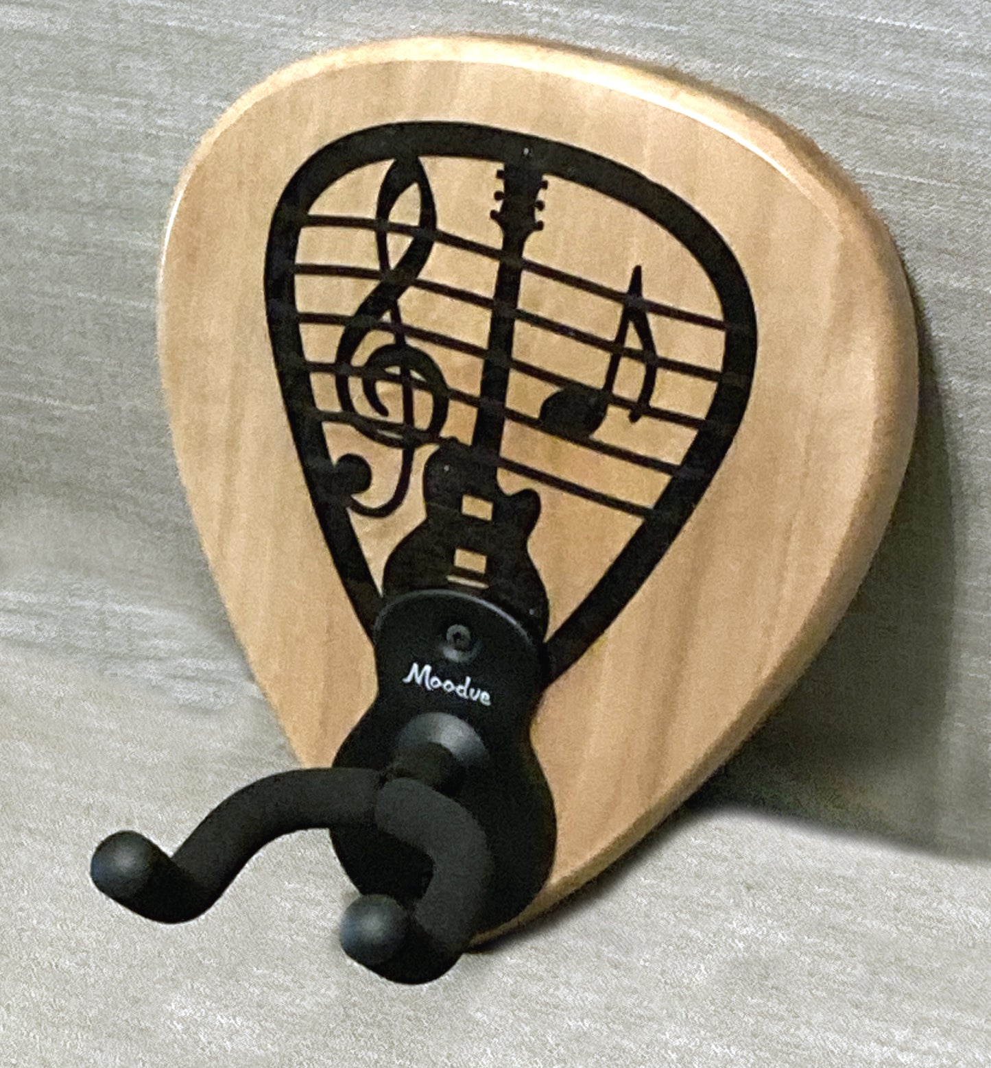 music notes guitar hanger