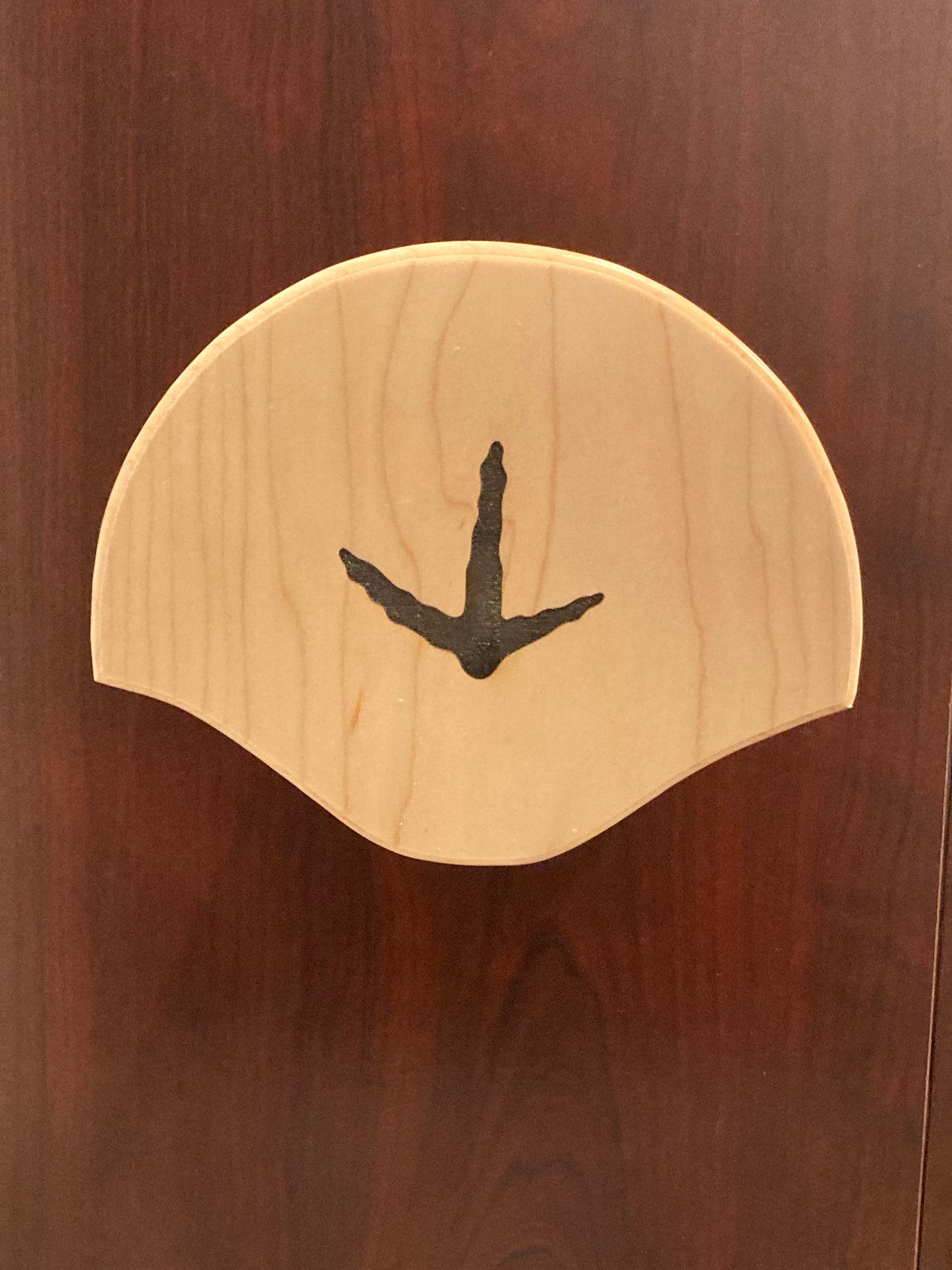 Engraved Turkey Fan Mount