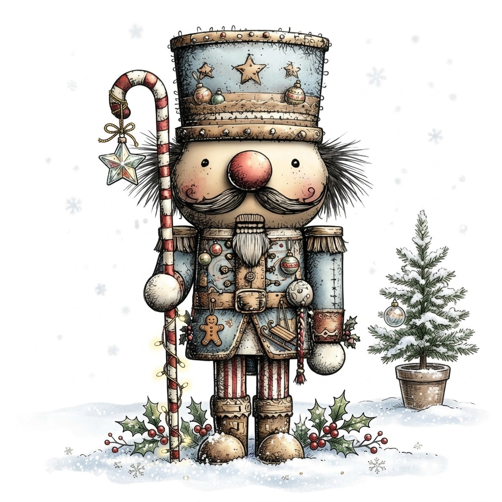 Pastel Nutcracker Ornaments