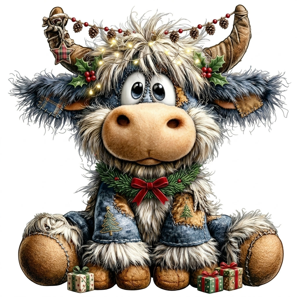 Whimsical Cows Ornaments