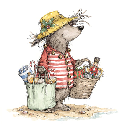 Beach Bears Ornaments