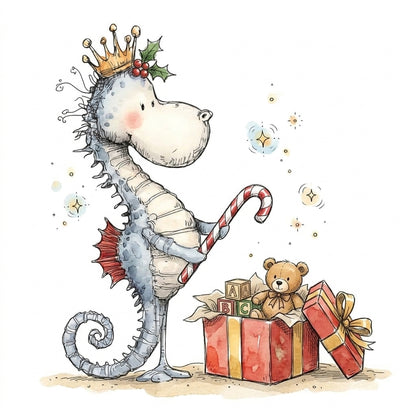 Sea Horse Ornament Collection