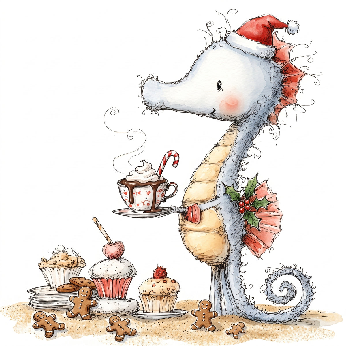 Sea Horse Ornament Collection