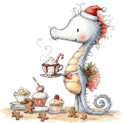 Sea Horse Ornament Collection