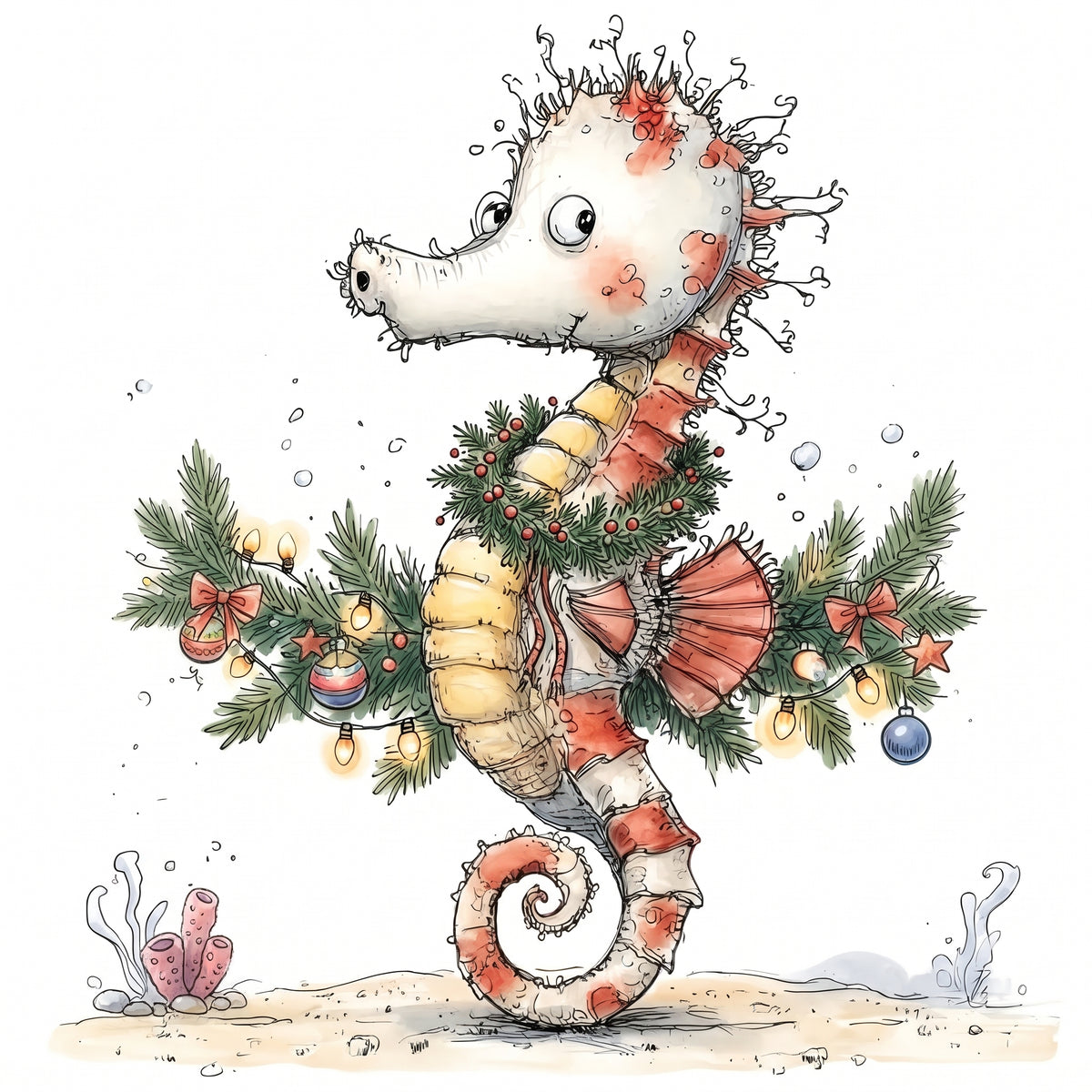 Sea Horse Ornament Collection