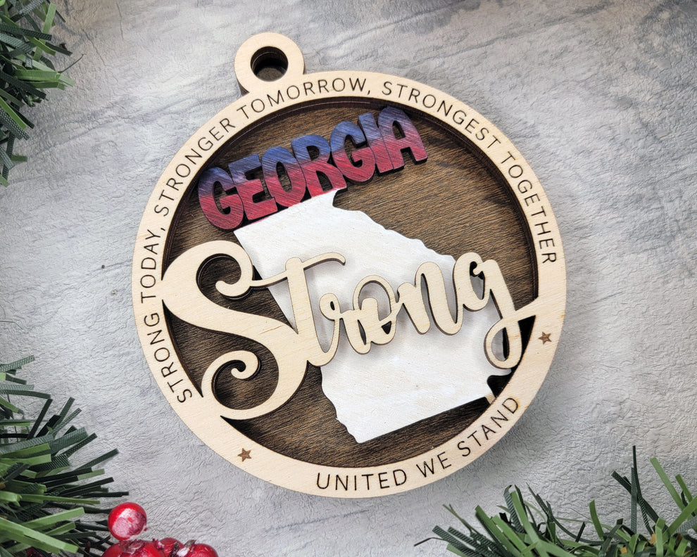 Georgia hurricane relief ornament