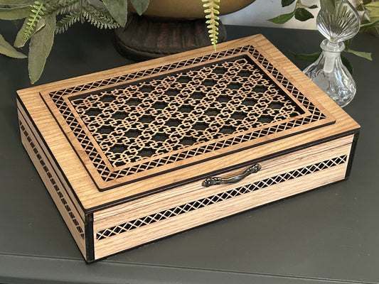 Engraved Jewelry Box hinged