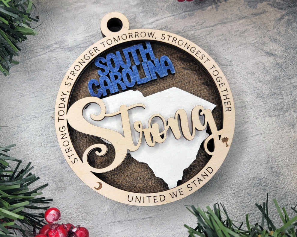 South Carolina hurricane relief ornament