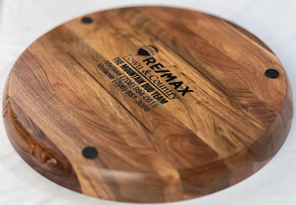 Home related serving board for realtor gift