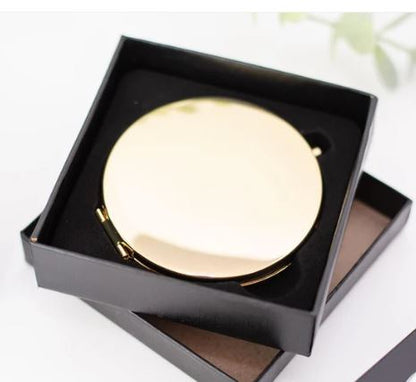 Custom engraved gift mirror compact