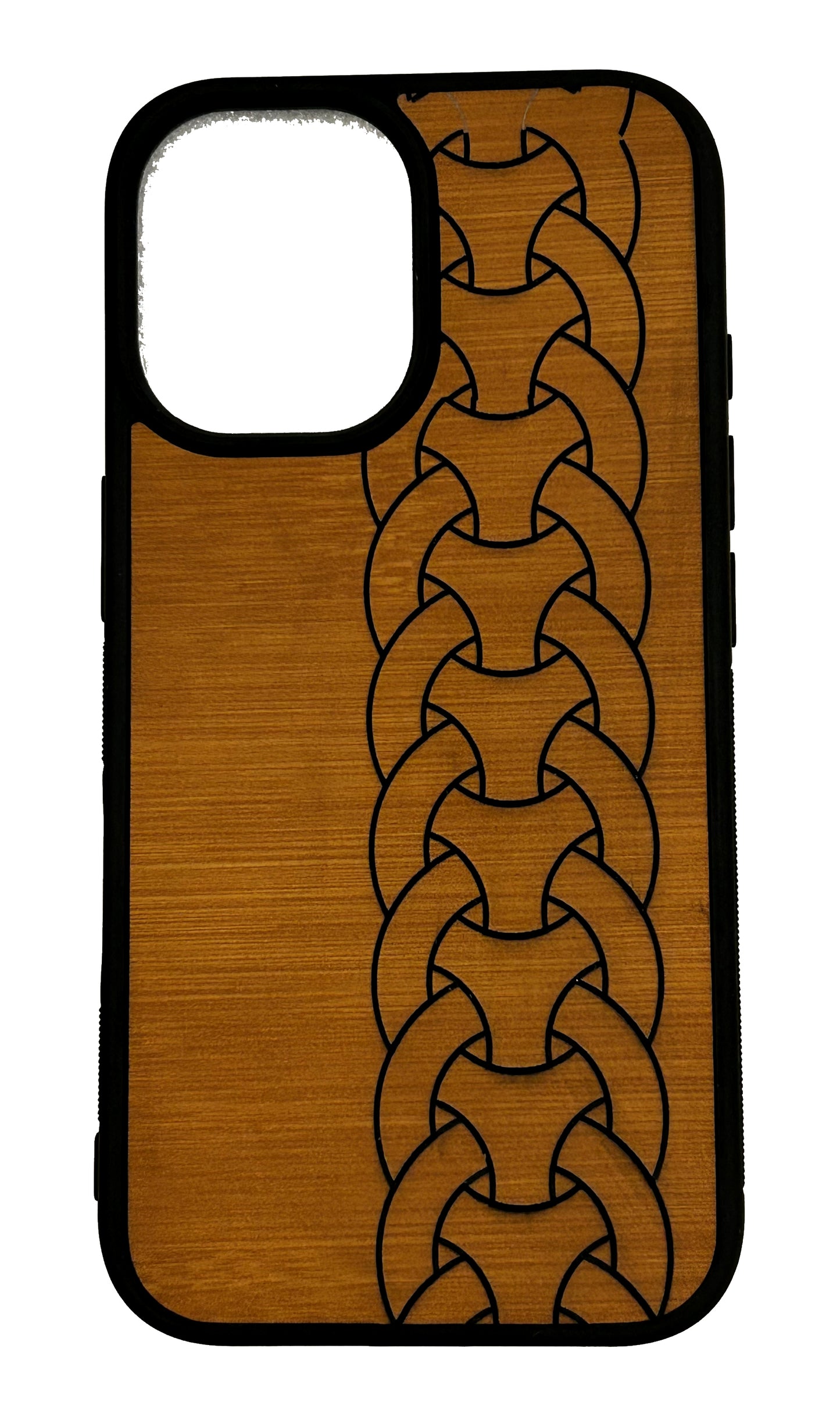 Cell phone cases in wood & leather