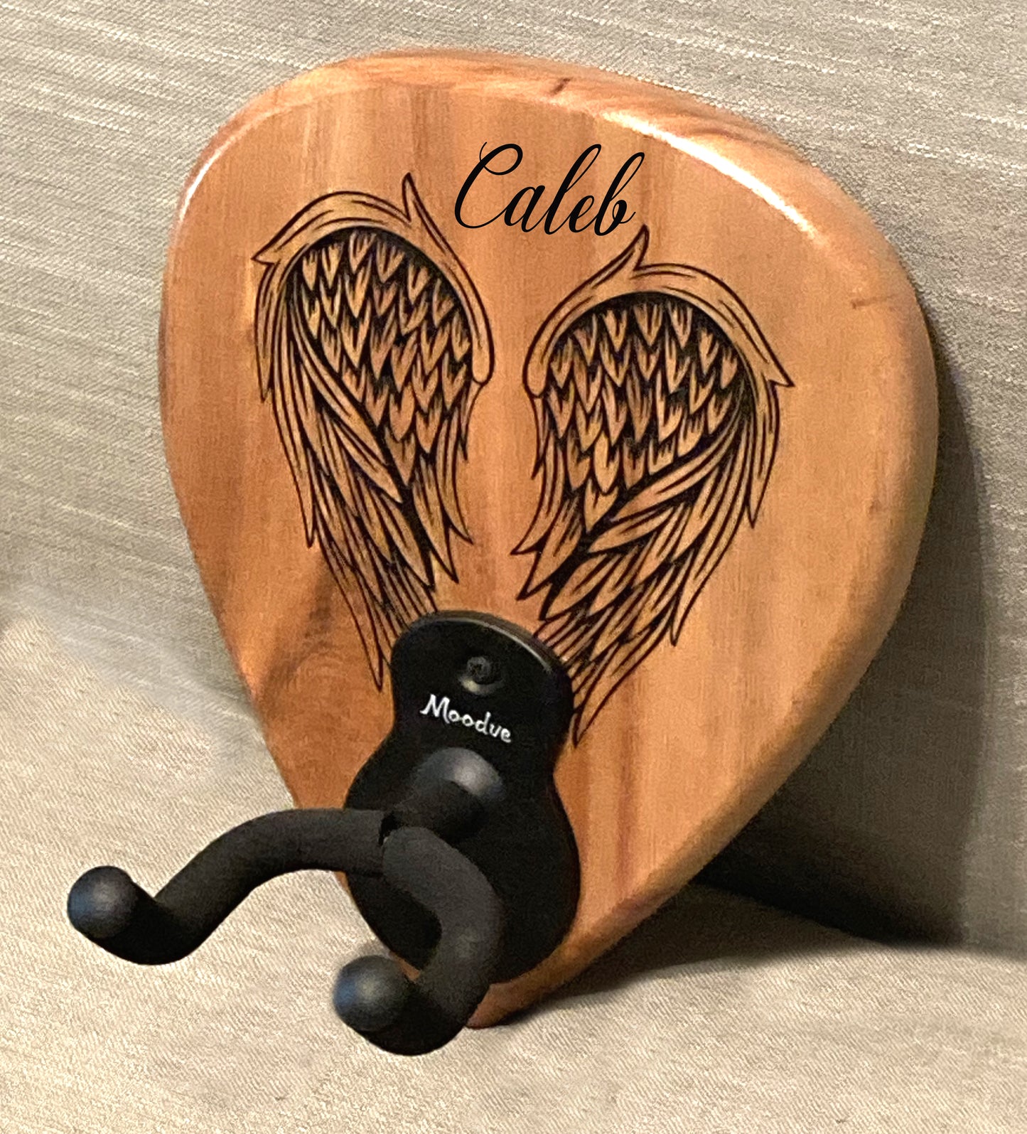 Guitar hangers with custom name